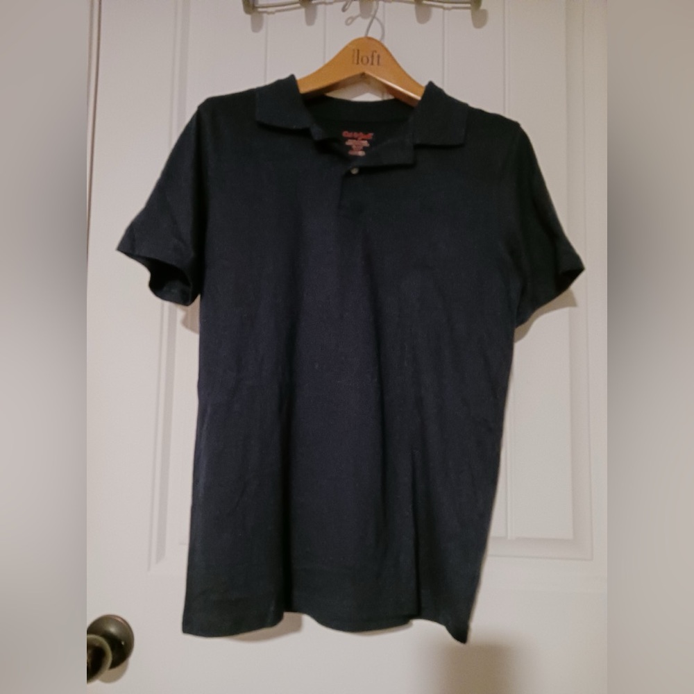 EUC cat and jack collar shirt big boys